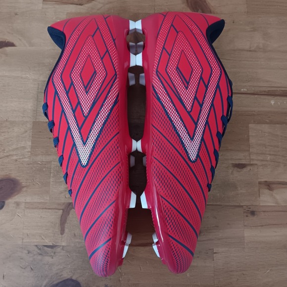 Umbro Velocita Elixir League FG Cleats Mens 11 Red/Navy NWB USMF181943U-MEA main image 5